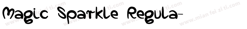 Magic Sparkle Regula字体转换